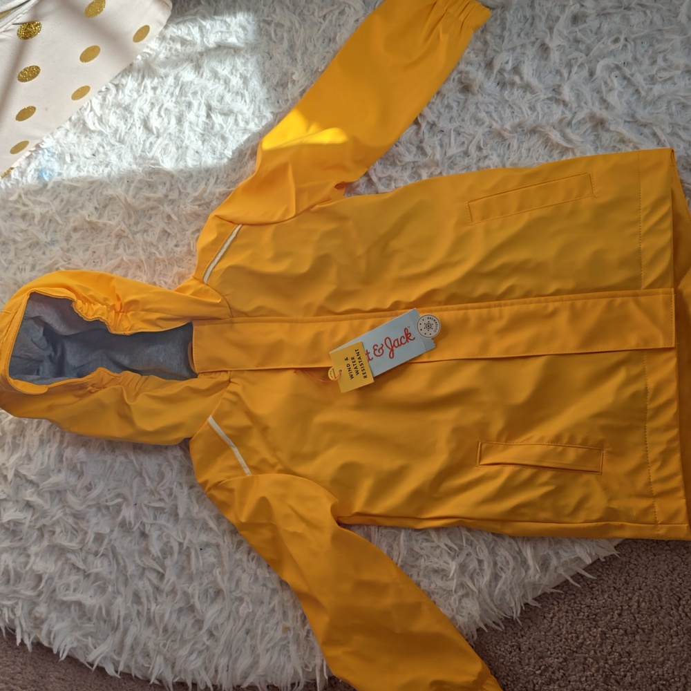 Target Bright Yellow Kids Raincoat